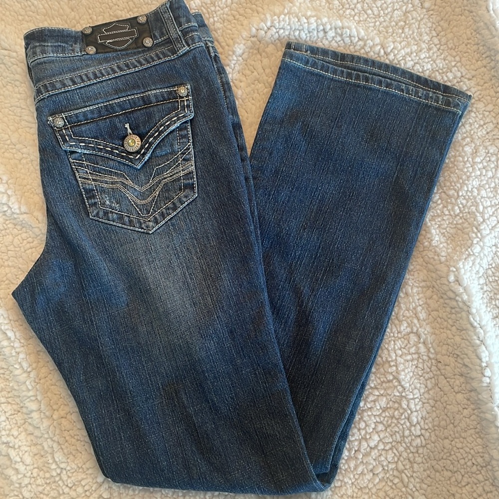 Harley Davidson Bling Bootcut Jeans